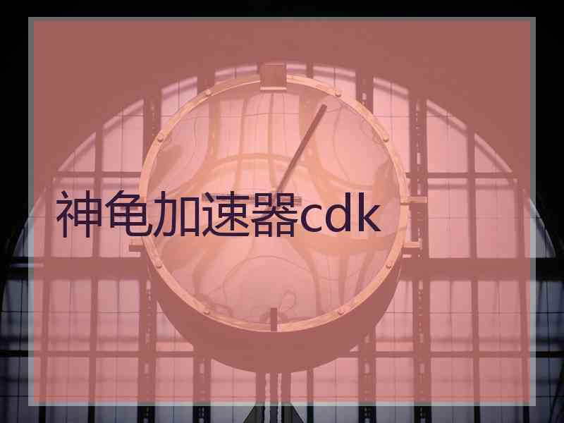 神龟加速器cdk