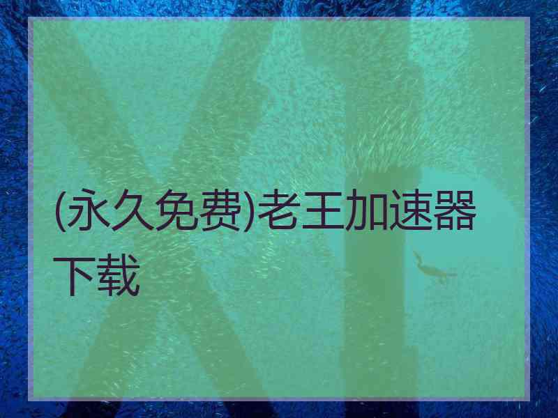 (永久免费)老王加速器下载