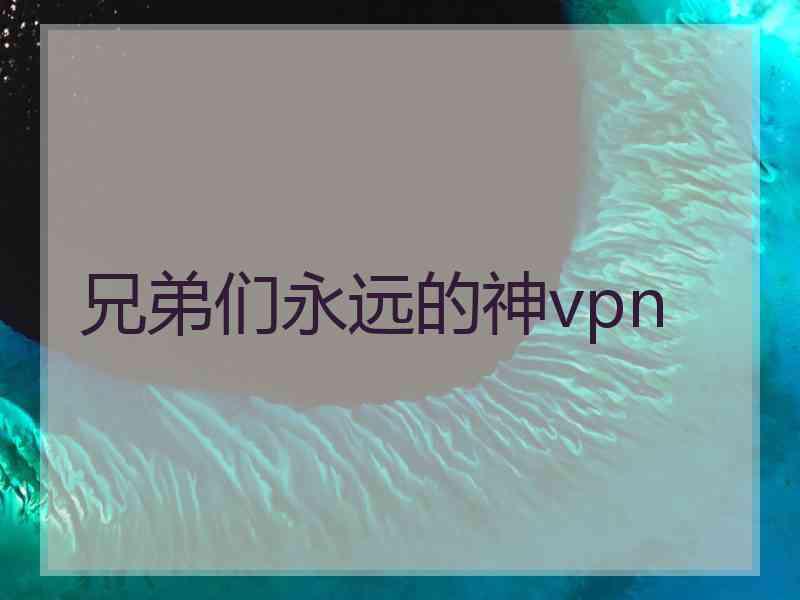 兄弟们永远的神vpn