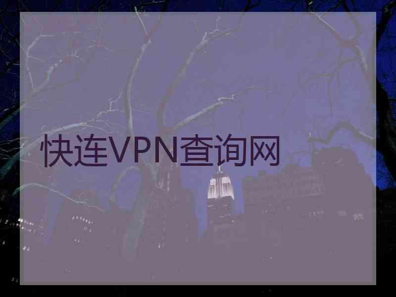 快连VPN查询网