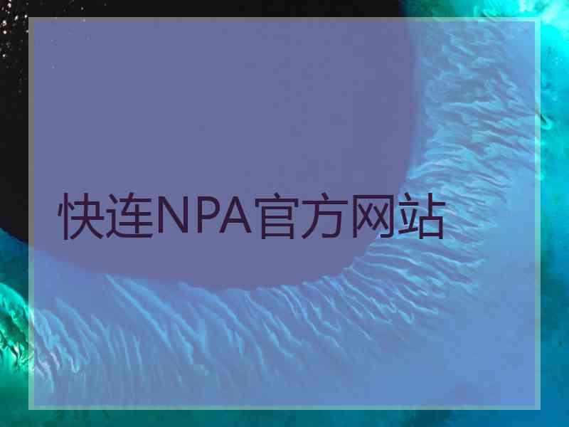 快连NPA官方网站