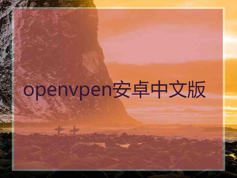 openvpen安卓中文版