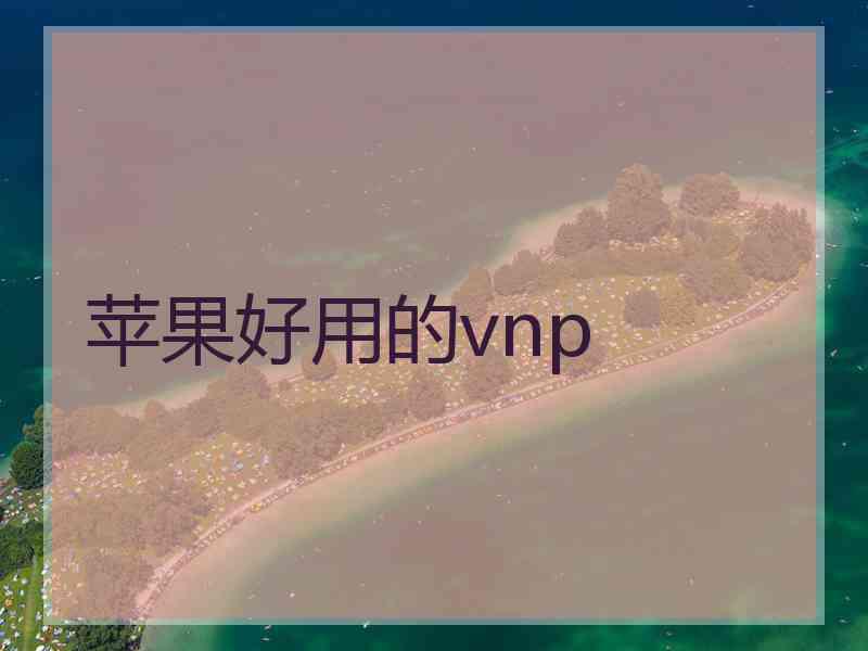 苹果好用的vnp